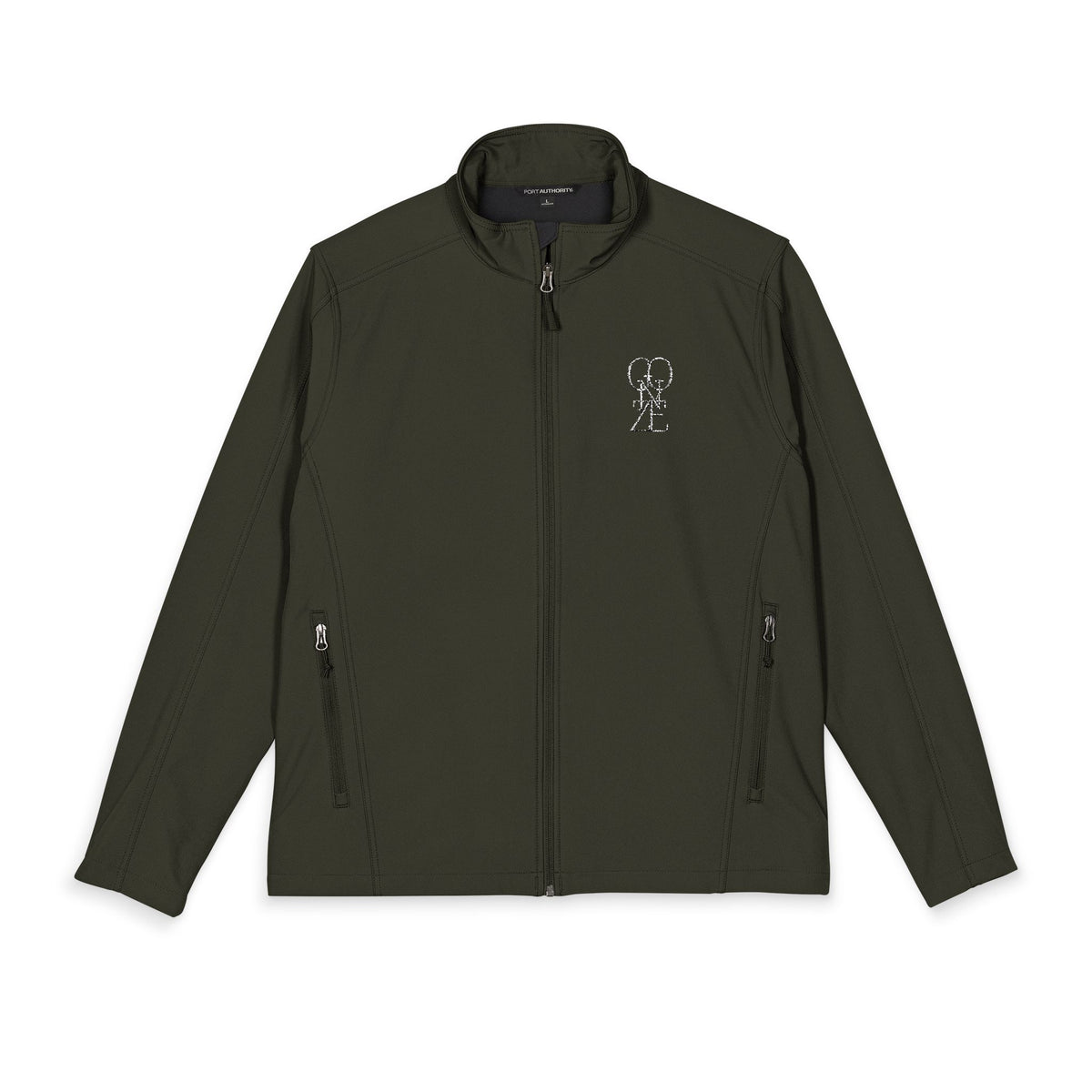 Chaqueta verde GONZÉ Floral Shield con logo
