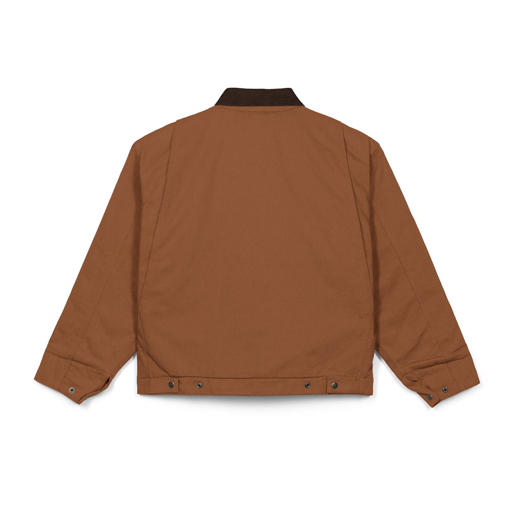 Chaqueta GONZÉ Skull Duck marrón vista por detrás