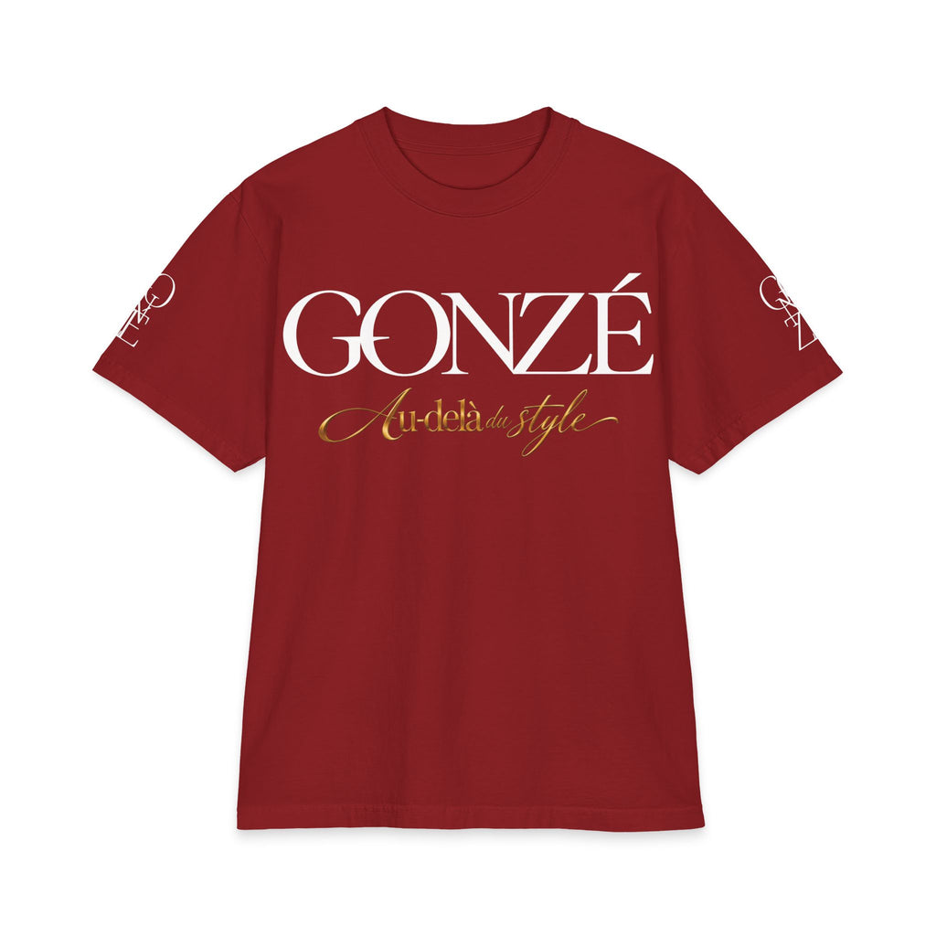 GONZÉ Script Tee — 'Au-delà du style'
