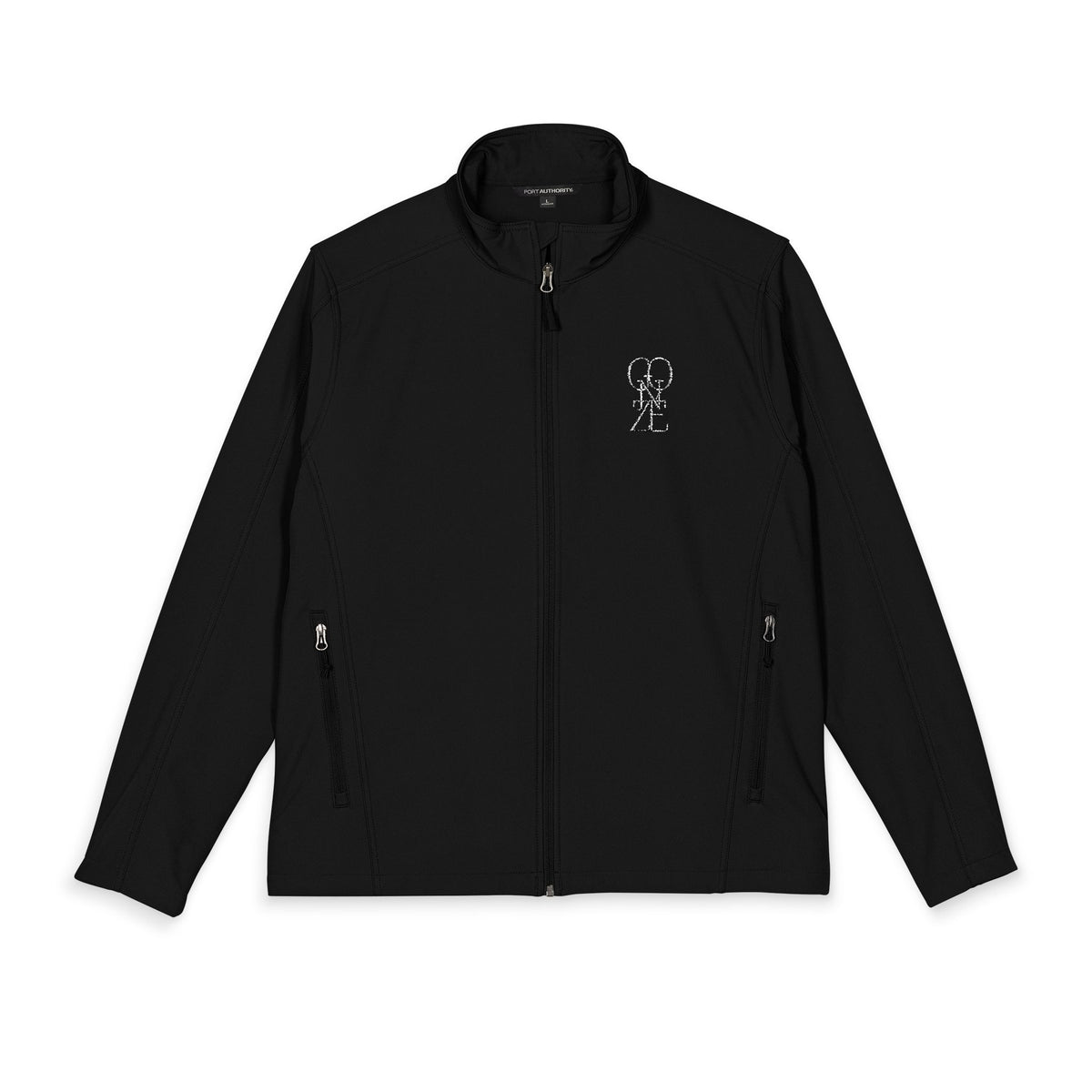 Chaqueta negra GONZÉ Floral Shield Softshell