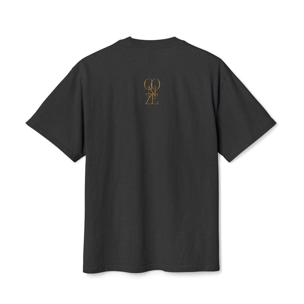 Gonzé Gold Script Tee — 'Au-delà du style