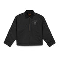 Chaqueta GONZÉ Skull Duck negra con logo en el pecho