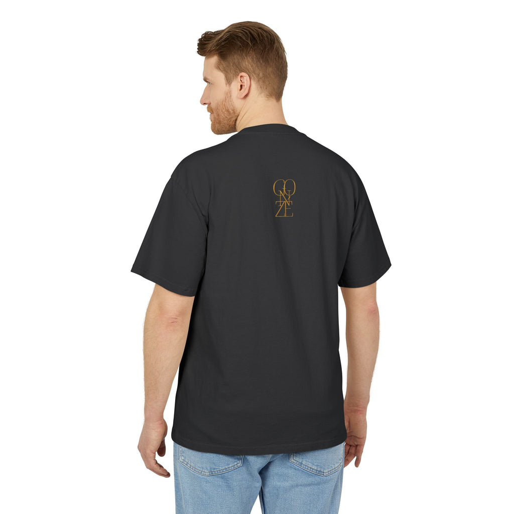 Gonzé Gold Script Tee — 'Au-delà du style